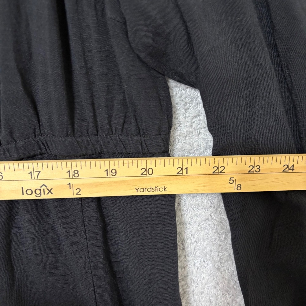 Little Black Dress Work Casual Flowy Mini Dress Long Sleeve Plus Size 1X Pockets - Picture 10 of 12